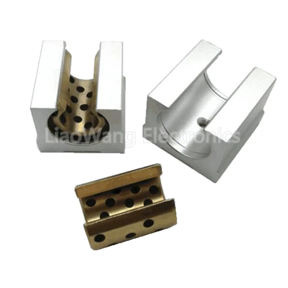 1 PCS SBR Graphite Copper Sleeve Locking Positioning Opening Slider Self-lubricating Aluminum Bracket Rail Slider SBR12