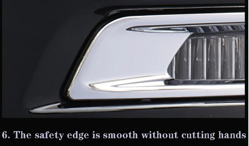 for ford explorer front fog lamp hood sequined decorative strip special accessories light frame decorative accessories