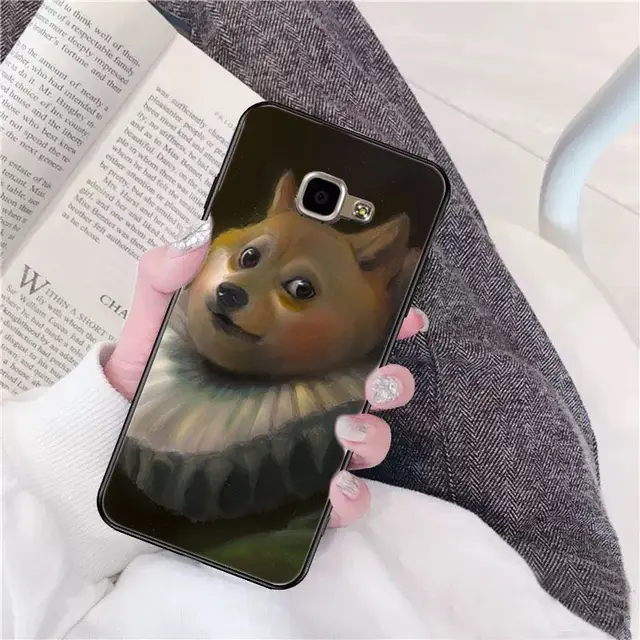 Doge Meme Kabosu Cute Luxury Unique Design Phone Cover For Samsung A3 A5 A6 A8 A10 0 0 0 Case Half Wrapped Cases Aliexpress