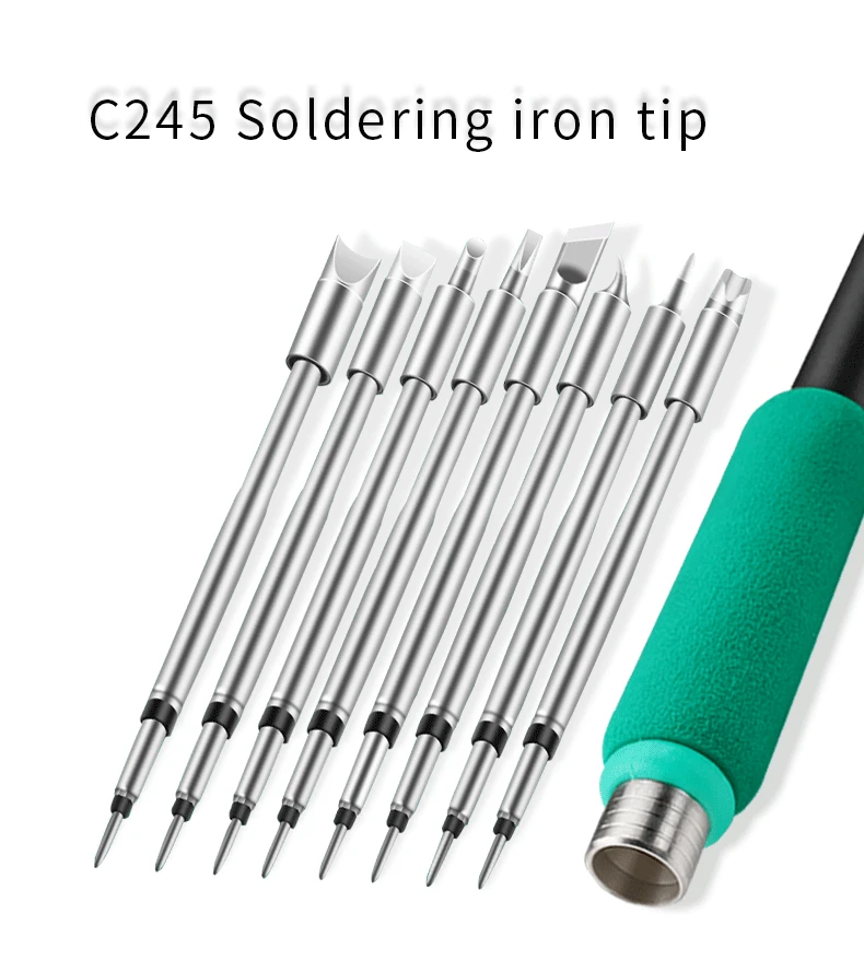 best flux core wire Universal JBC C245-029 939 Soldering Iron Tip T245-A Handle Welding Nozzle Grip Compatible With JBC Soldering Station aluminium brazing rods