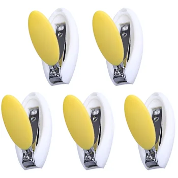 

5PCS Portable Baby Nail Clippers Cartoon Egg-shaped Nail Cutters Creative Baby Nail Trimmer Stylish Baby Nail Care Tool for Baby