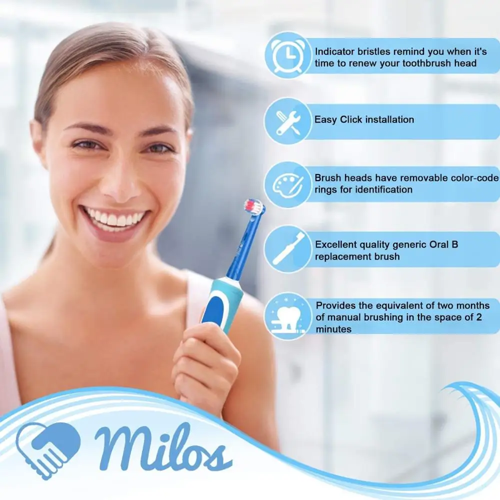 8 шт чувствительных десен уход Замена Зубная щётка головки для Braun Oral B головы до