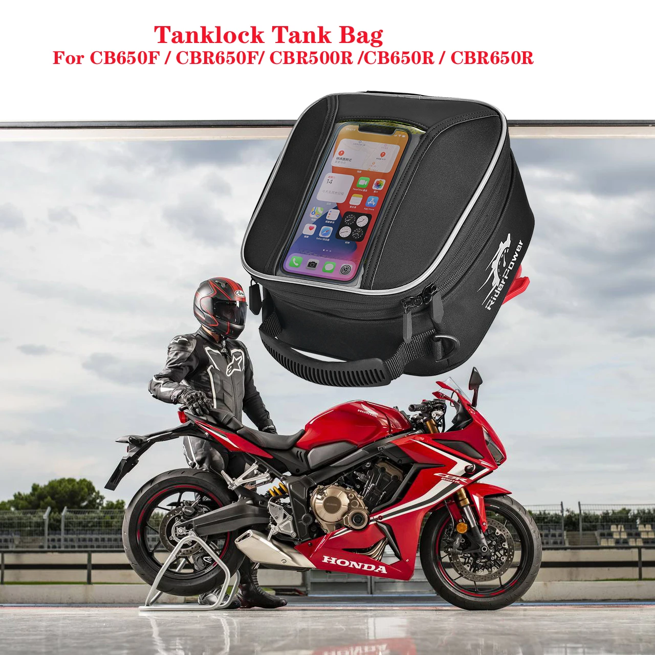 TanklockFuelTankBagFlangeForHONDACB500FCB500XCBR500RCB650F