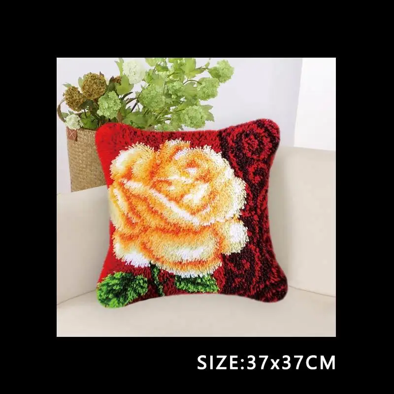 Smyrna Flower Klink Haak Kleed Bloemen Knooppakket набор крючков с защелкой Сделай Сам Вышивка крестиком подушки вышивка Foamiran - Цвет: ABZ022