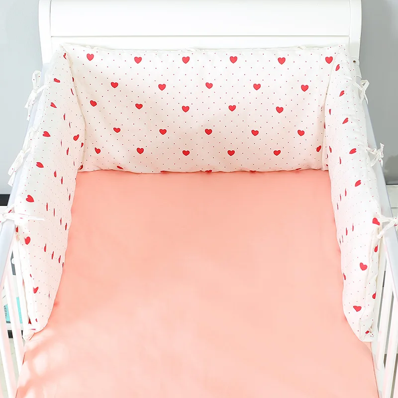 Бамперы для детской кровати, цельный Хлопковый чехол для новорожденной кроватки, защита для головы, бампер для детской кроватки, детское постельное белье 180*30 см - Цвет: 10