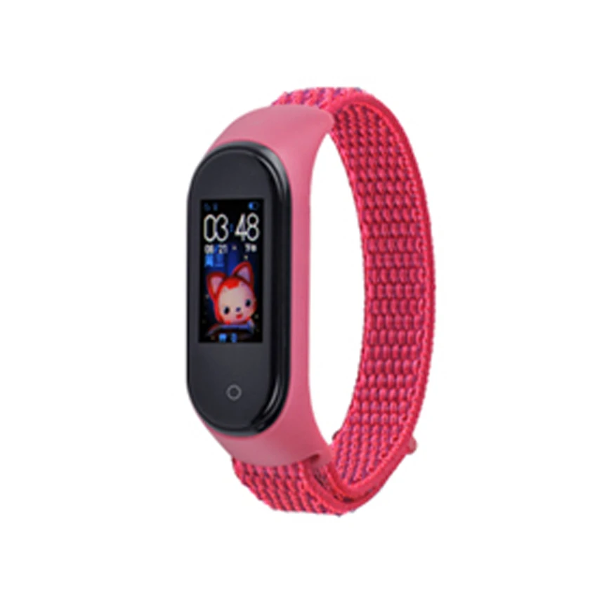 Nylon Strap Wristband for Xiaomi Mi Band 5 4 3 Wrist Bracelets Sport loop watch Belt Smart Watch Band Replacement Accessories