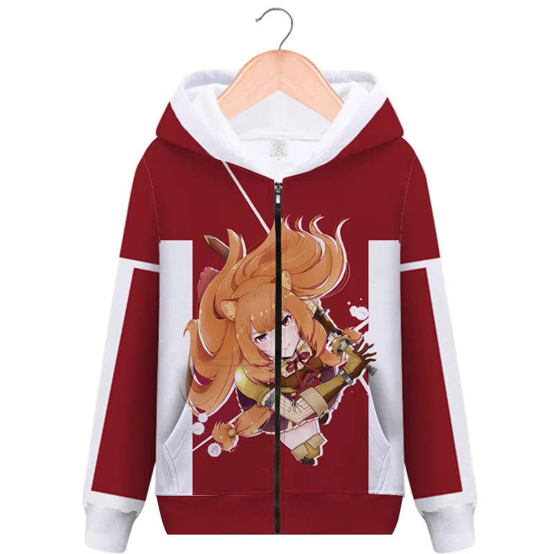 

Tate no Yuusha no Nariagari Firo Raphtalia Jacket Hoodie Cosplay Costume The Rising of the Shield Hero Spring Autumn Streetwear