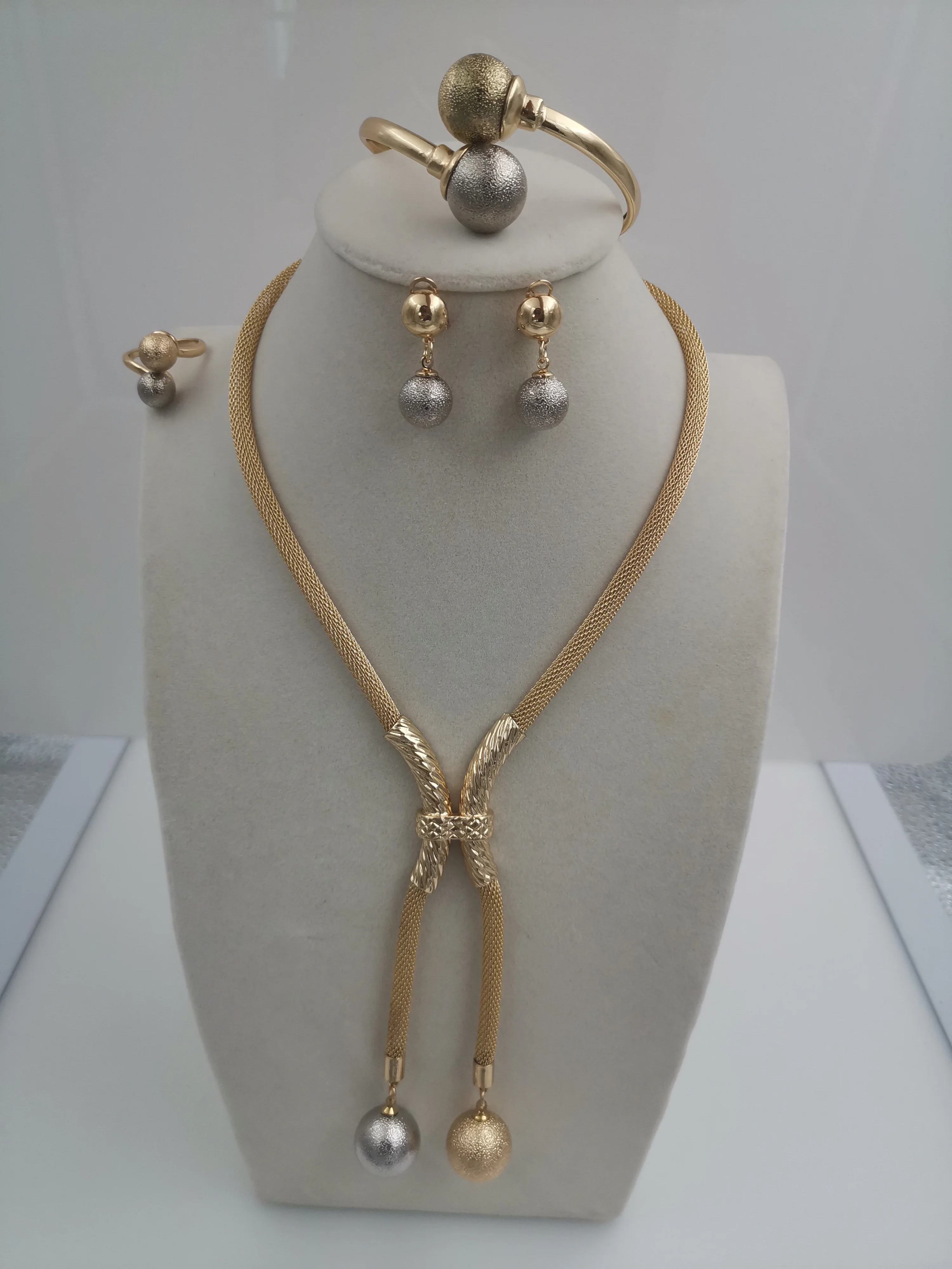 Dubai Wedding Jewelry Gold Color 