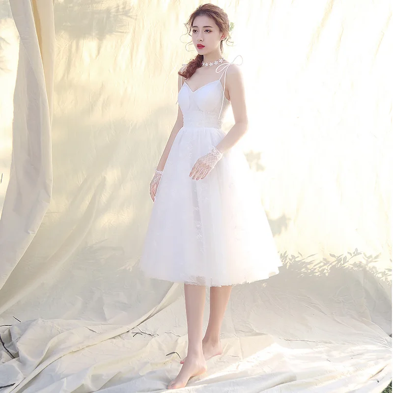 Белое Вечернее платье без рукавов с V образным вырезом|Чонсамы| |