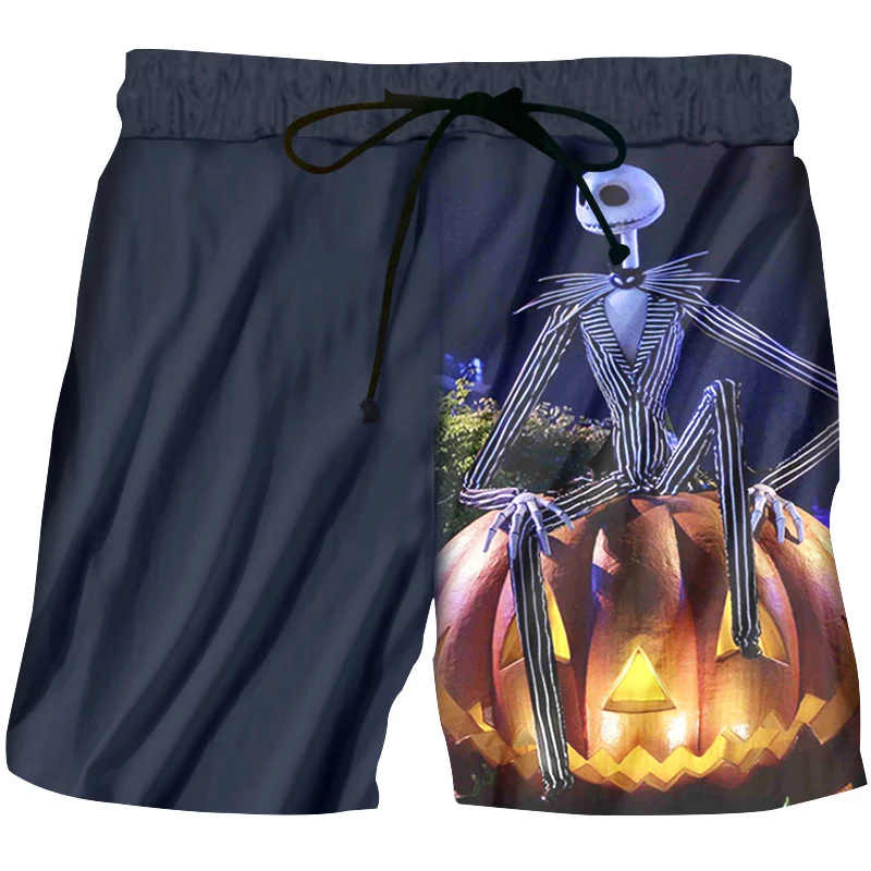 Pumpkin Head CJLM модные маски мужские шорты 3D Тыква Голова забавная уличная Мужская доска шорты ужас Хэллоуин негабаритных 5XL - Цвет: Pumpkin Head