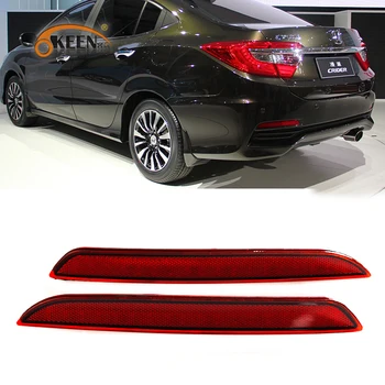 

2Pcs For Honda crider 2012 2013 2014 2015 LED Rear Bumper Reflector Light Rear Fog Lamp Auto Bulb Brake Warning Light Reflector