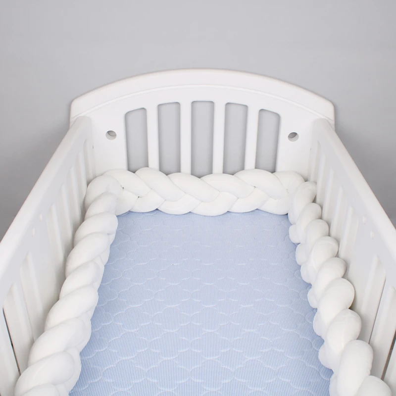 Бампер для новорождённых 2 м скандинавский Плетеный пинцет с узелком подушка