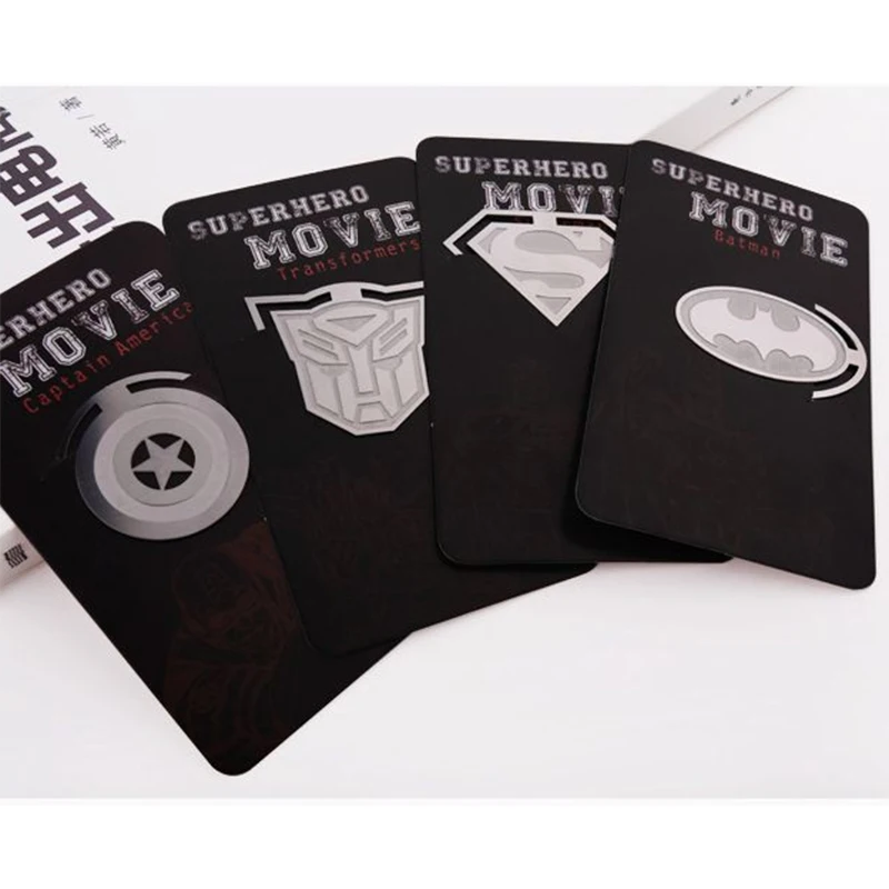 Marvel League of Legends Anime Bookmark Student Cute Metal Book Clip Cartoon Fun Personality Gift