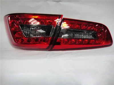 Автомобильный задний светильник для Mitsubishi Lancer EX задний светильник s 2008- дымовая и красная линза задний фонарь
