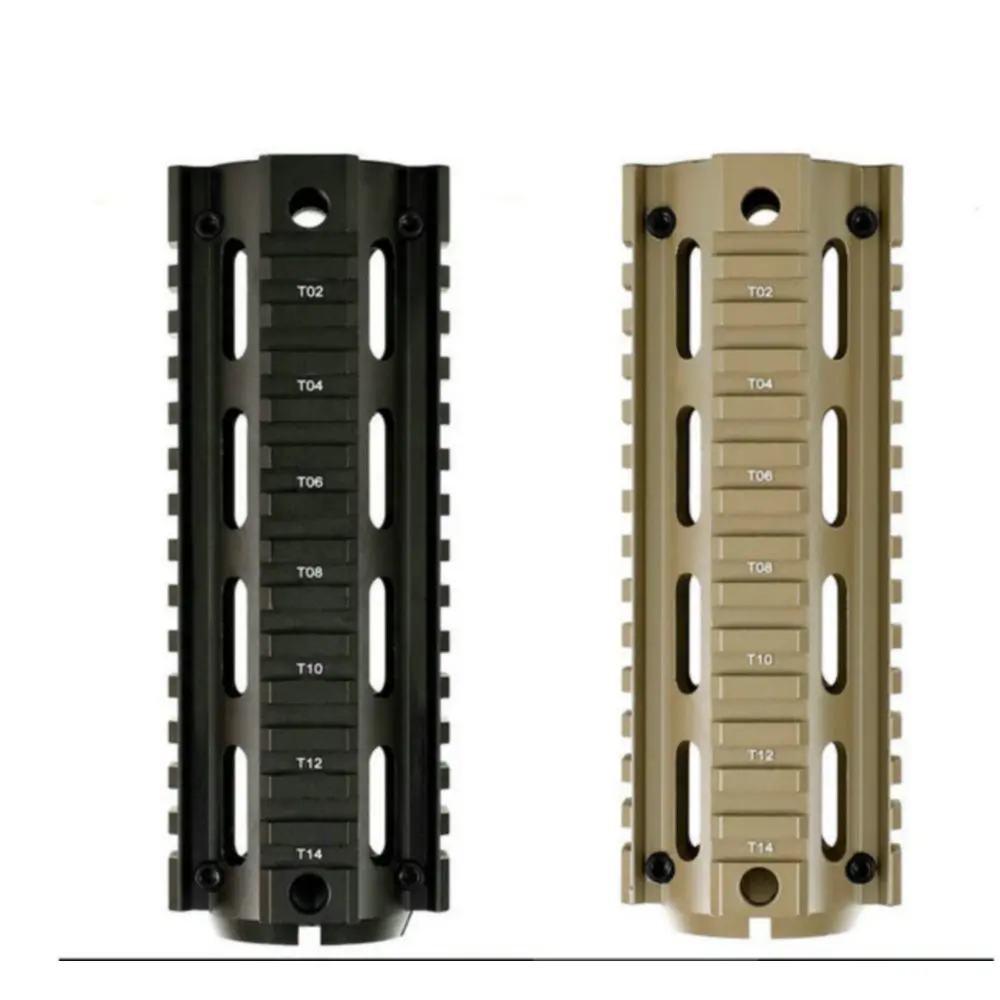 Ohhunt 3,9" 6,75" Длина карабина 2 шт. падение в Quad Rail регулируя системы Черный загар Охота Тактический AR-15 M16 винтовки падение-в