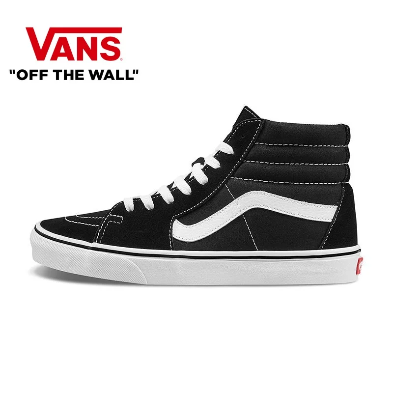 Оригинальные аутентичные VANS SK8 HI обувь для мужчин и женщин Классические высокие