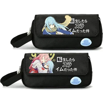 

That Time I Got Reincarnated as a Slime Kawaii Pencil Case for Girls Slime Stationery School Pouch Makeup Bag Cartoon Pen Bags