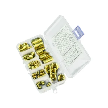 

50Pcs/Lot Tone Self Tapping Thread Slotted Inserts Combination M3-M12 Repair Thread Tools Accessory(Ｍ3-Ｍ12)