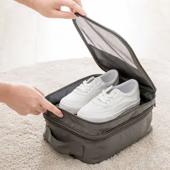 

Shoe Storage Bag Travel Portable Shoe Storage Bag Waterproof And Dustproof Shoe Bag PT058 Dark Gray