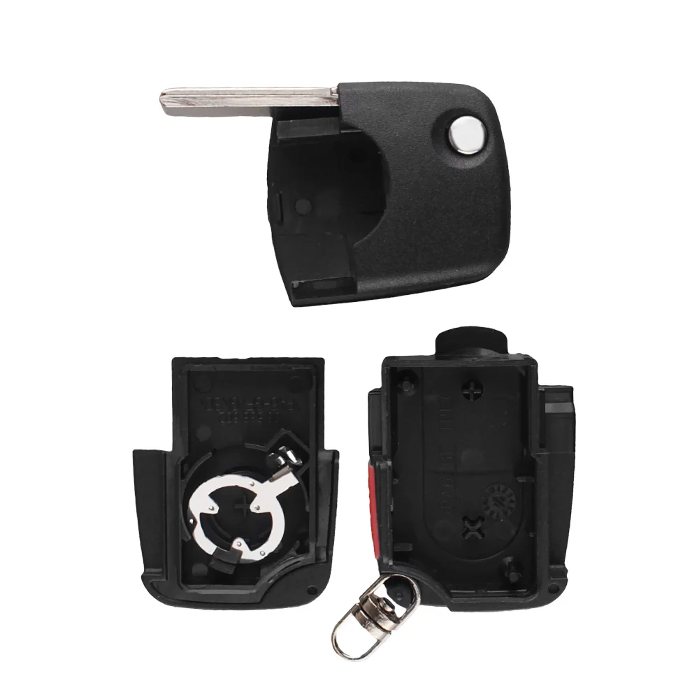 Складной чехол KEYYOU 10X для Audi A3 A4 S4 старые модели CR1620/CR1616 2 кнопки + 3 кнопки|Ключ от