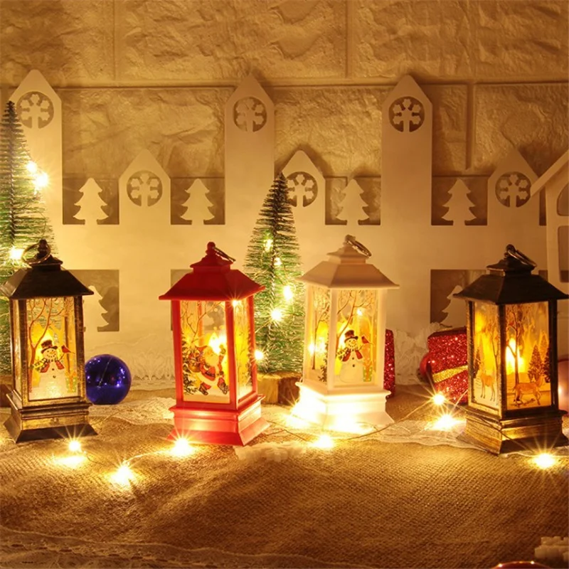 12 см рождественские украшения для дома светодиодные свечи светильник