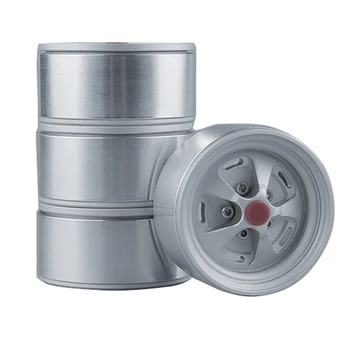 

4Pcs RC Wheels Hub for 1/10 RC Crawler Axial SCX10 II 90046 TRX4 D90 1.9 Inch Metal Wheel Modification Upgrade Accessories