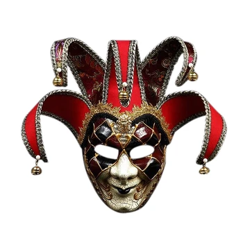 

Festive Halloween Christmas Decor Fancy Dress Party Venice Italy Full Face Retro Mask Mexican Party Porcelain Cosplay Mask