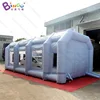 HOT SALE 8X4X3 Meters Inflatable Spray Paint Booth / Portable Inflated Work Station Car Painting Room For Sale - T0035-2 4