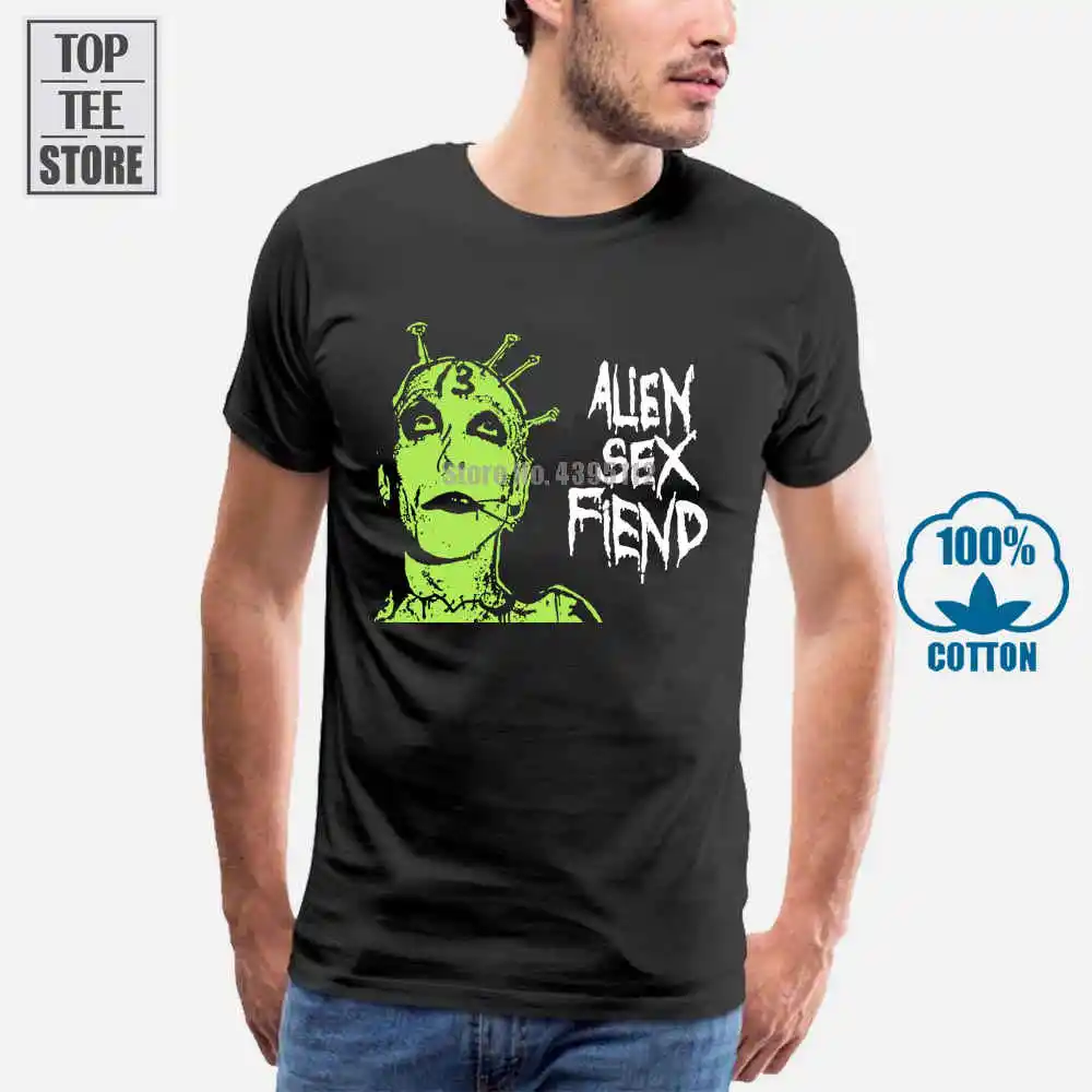 Инопланетяне секс Fiend тройники готический рок Nik Mrs S M L Xl 2Xl 3Xl футболка | Мужская