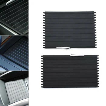

2pcs Center console shutter 51166954943 Interior Rear+Front Cover Black
