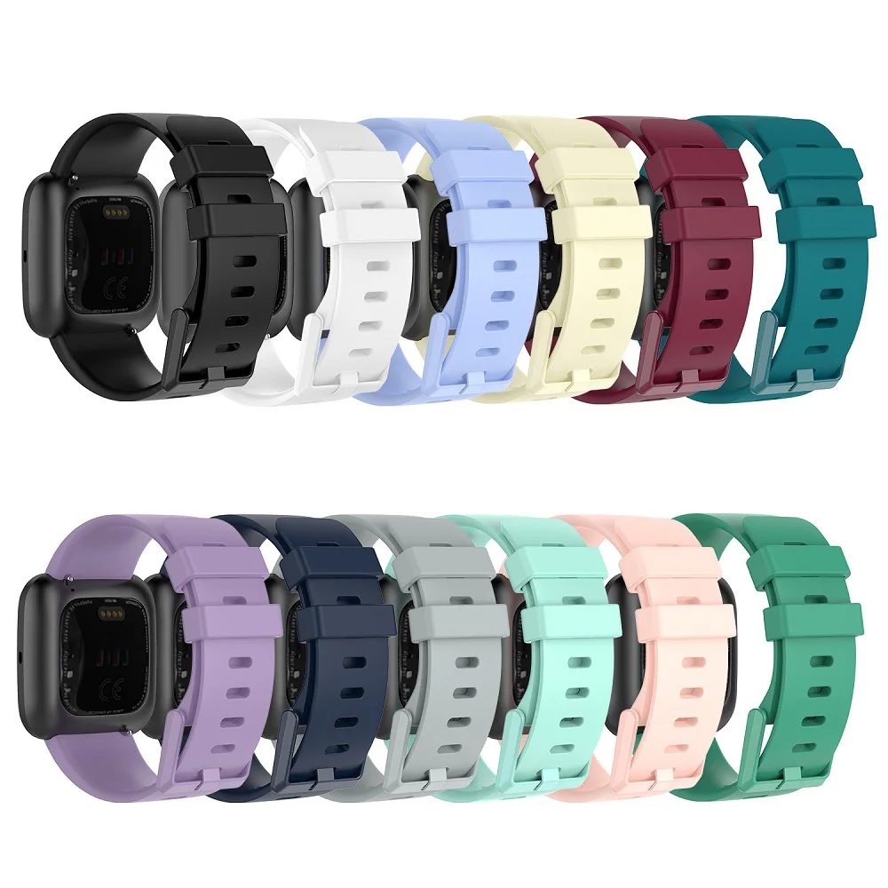 Ремешок для смарт-часов для Fitbit Versa 2/Versa Lite ремешок из мягкого силикона сменный цветной браслет Correa для Versa