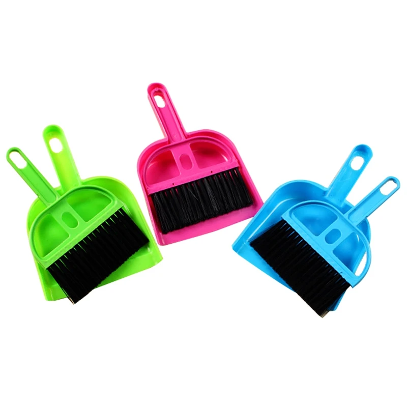 Practical Boutique Mini Car Keyboard Cleaning Whisk Broom Dustpan Set