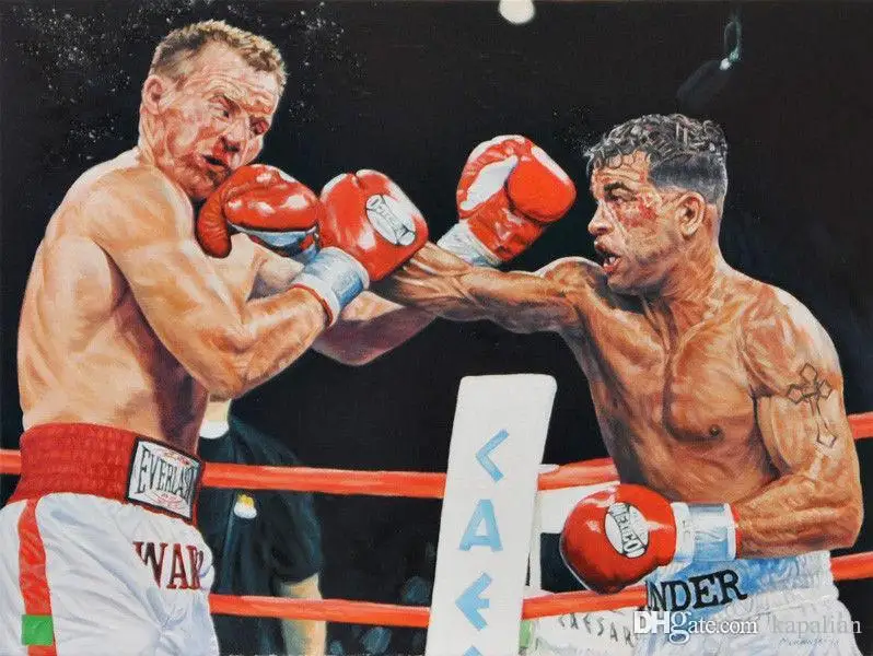 Постер Arturo Gatti vs Micky Ward спортивный художественный постер с рисунком 24 48