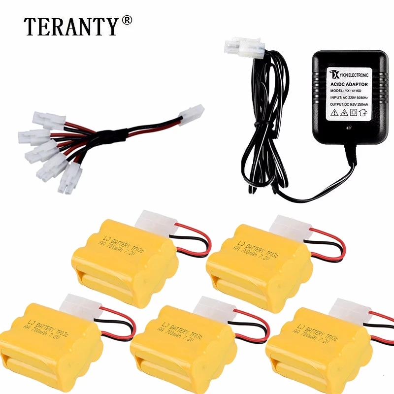 (X Model ) 7.2v 700mah NiCD Battery For Rc toys Cars Tanks Robots Boats Guns Rechargeable AA 1-10 | Электроника