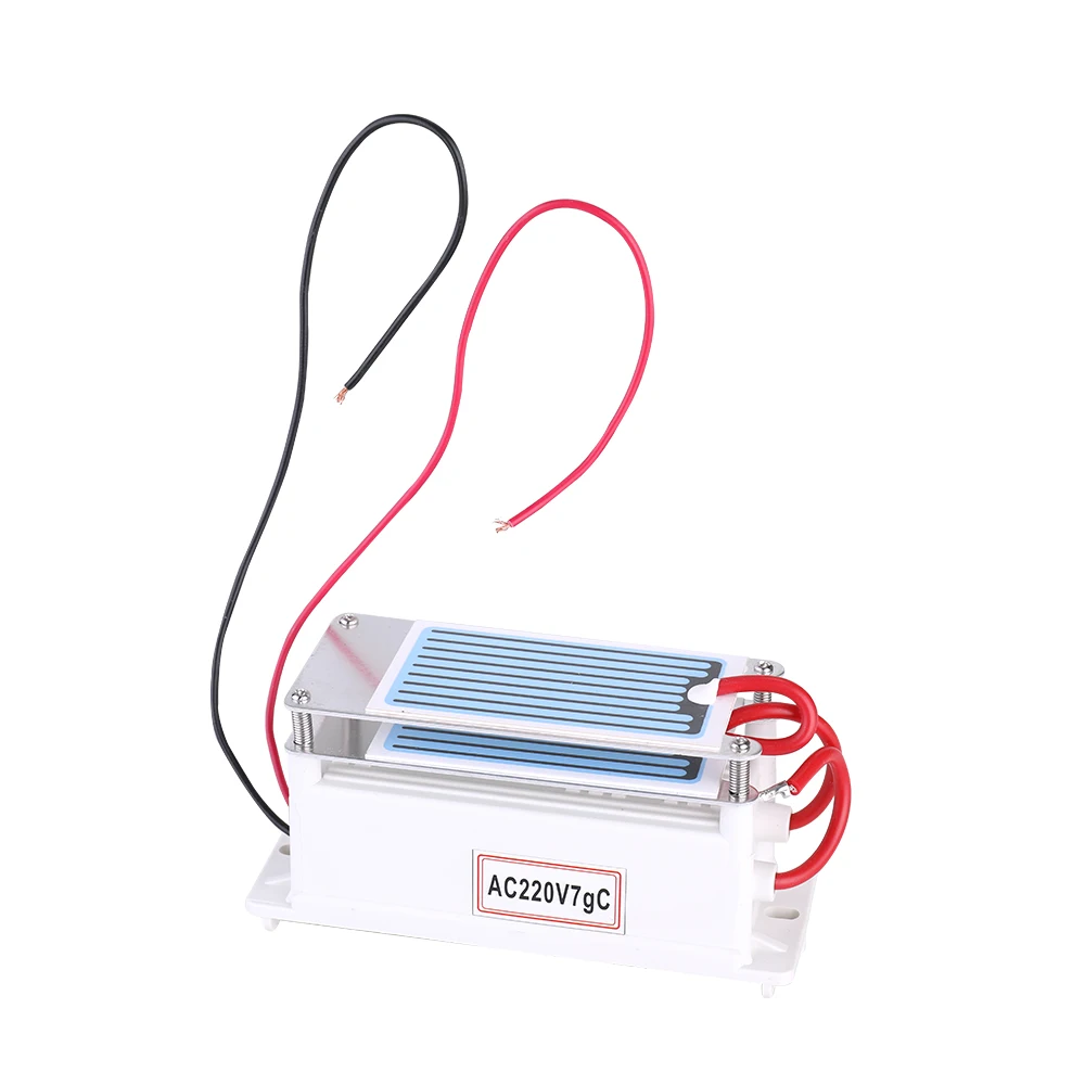 

Portable 7g/h Ceramic Ozone Generator Double Integrated Plate Ozonizer Water Air Purifier For Chemical Factory