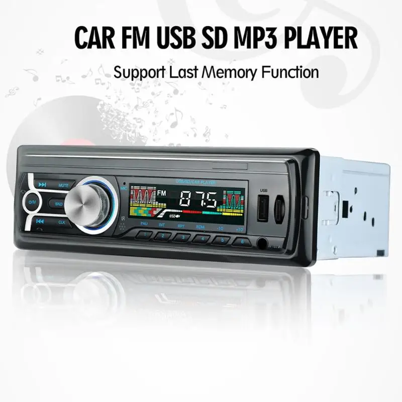 Автомобильный стерео аудио Универсальный 1 Din USB RM-JQ1784C fm-радио Bluetooth Hands-free В-Dash головное устройство MP3 музыкальный плеер
