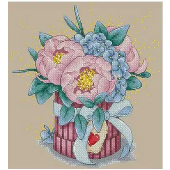 

Warm flower patterns Counted Cross Stitch 11CT 14CT DIY Chinese Cross Stitch Kits Embroidery Needlework Sets home decor