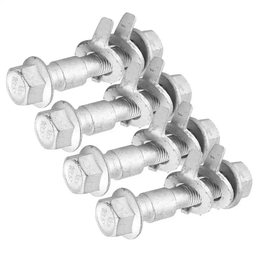 4pcs 0.63in Adjustable Camber Bolts 4 Wheel Positioning Alignment Tire Eccentric Screw 10.9 Intensity | Автомобили и мотоциклы