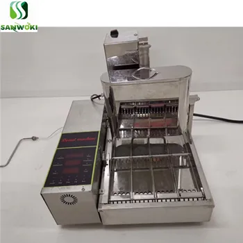 

Electric donut machine Digital donut Maker commercial 4 rows Doughnut fryer machine Donut making Machine mini doughnuts machine