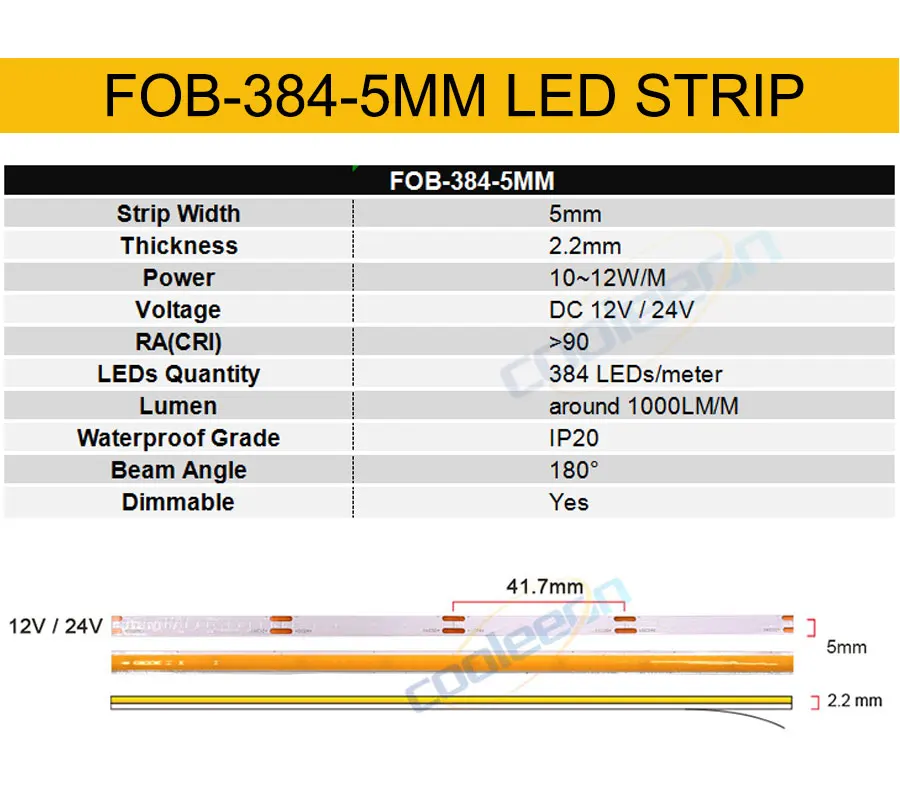 Barra de luz LED Super Thin Narrow