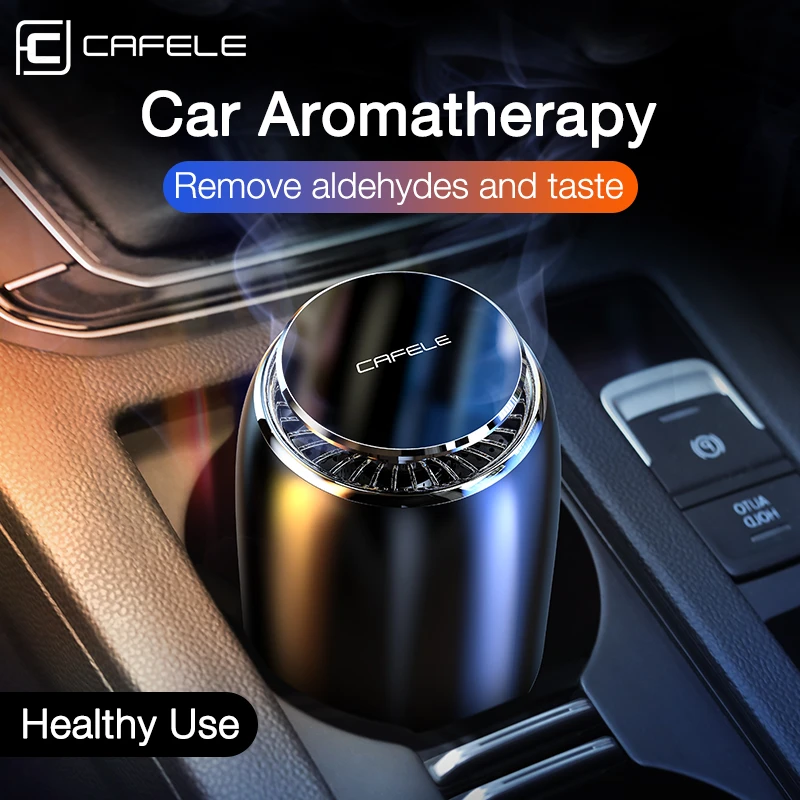 charging stand for phone Cafele Alloy Car Air Freshener Smell in the Car Perfume Aromatherapy For Auto Interior Accessories Aroma Diffuser Dashboard smartphone stand