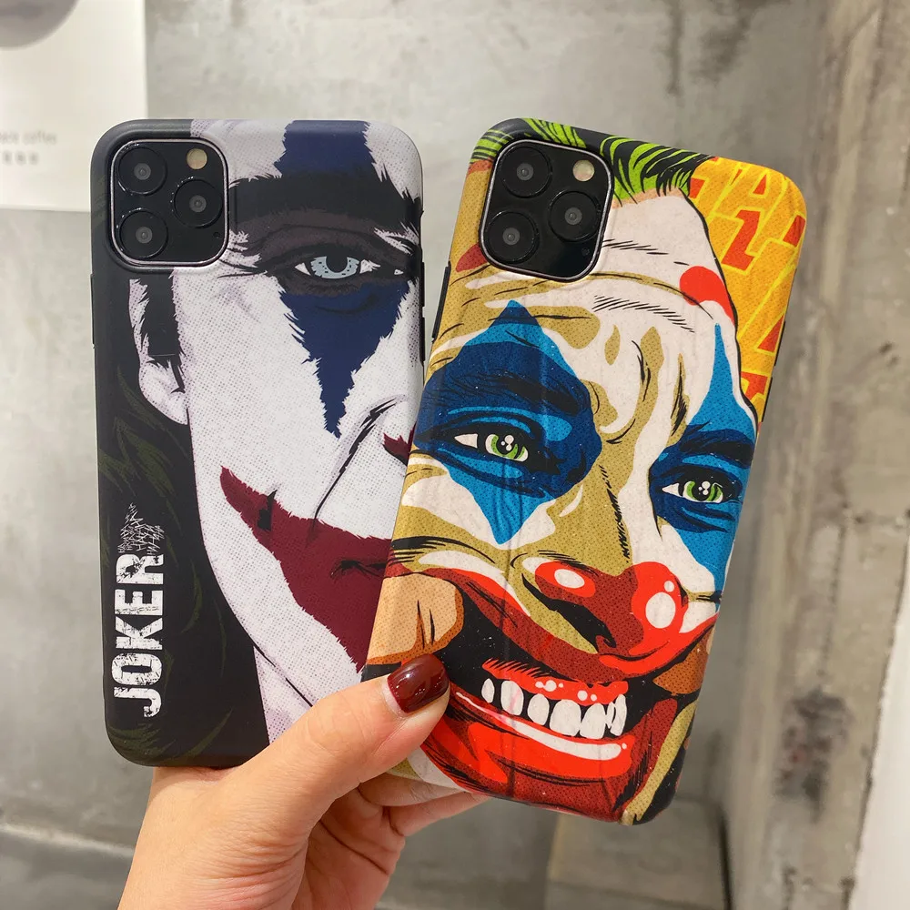 Netarlier модный Смешной клоун Половина лица Джокер чехол для телефона iPhone 11Pro Max Xsmax XR