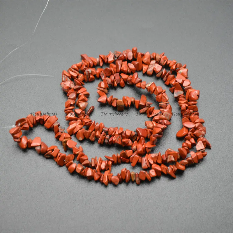 Red Stone Jasper Высокое качество 5~ 8 мм Натуральный аквамарин неправильной формы каменные кусочки, свободные бусы 1 прядь - Цвет: Red Stone Jasper