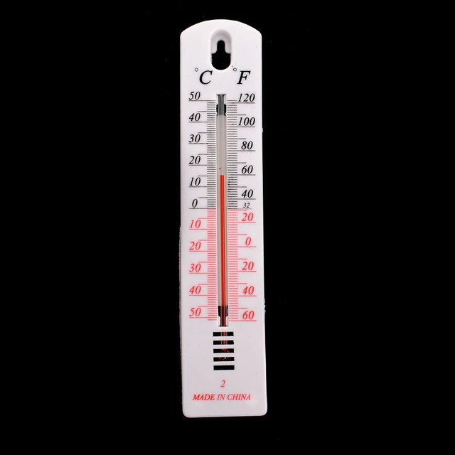 New Hot Sale 1pc Wall Hung Hang Thermometer Outdoor Garden House Garage  Indoor House Office Room Drop Shipping - Household Thermometers - AliExpress