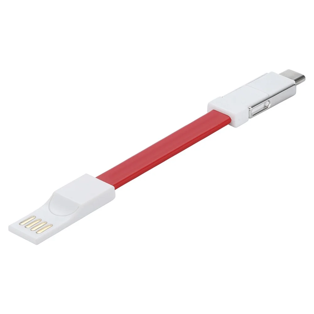 Портативный 3 в 1 Micro usb type-C кабель для быстрой зарядки шнур брелок мини брелок зарядный адаптер для Andriod iPhone