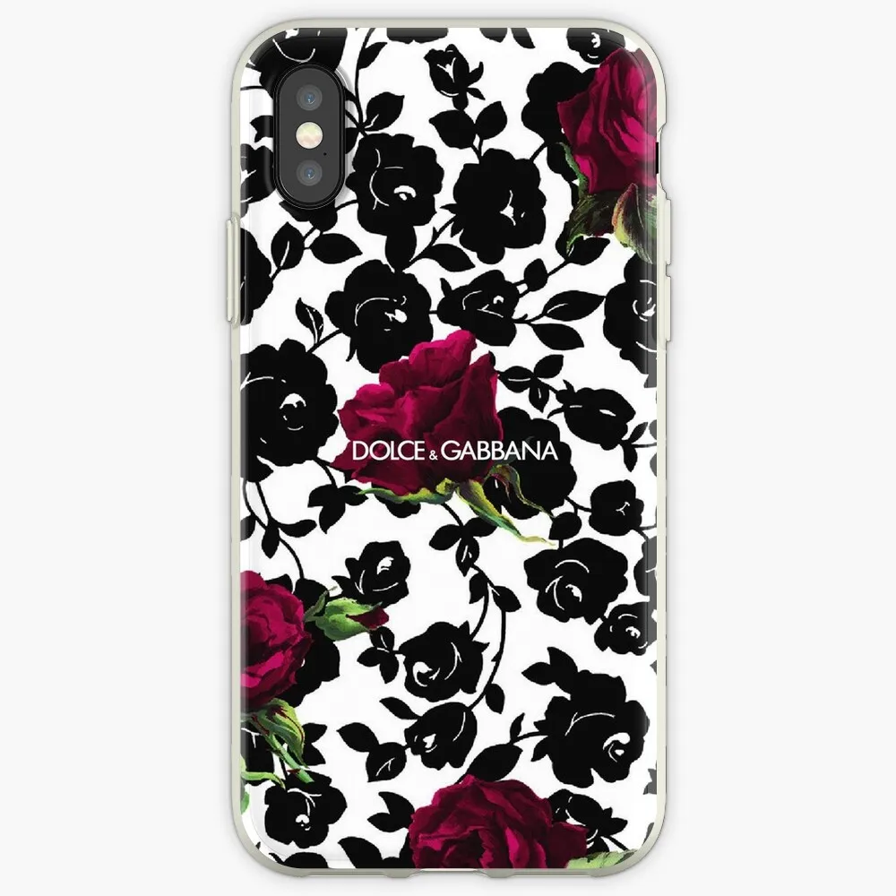 

Cedol Floral Transparent Case For Apple iPhone X XSMAX XR case for iPhone 6 6s 5 5s Coque iphone 7 8 case iphone xr case