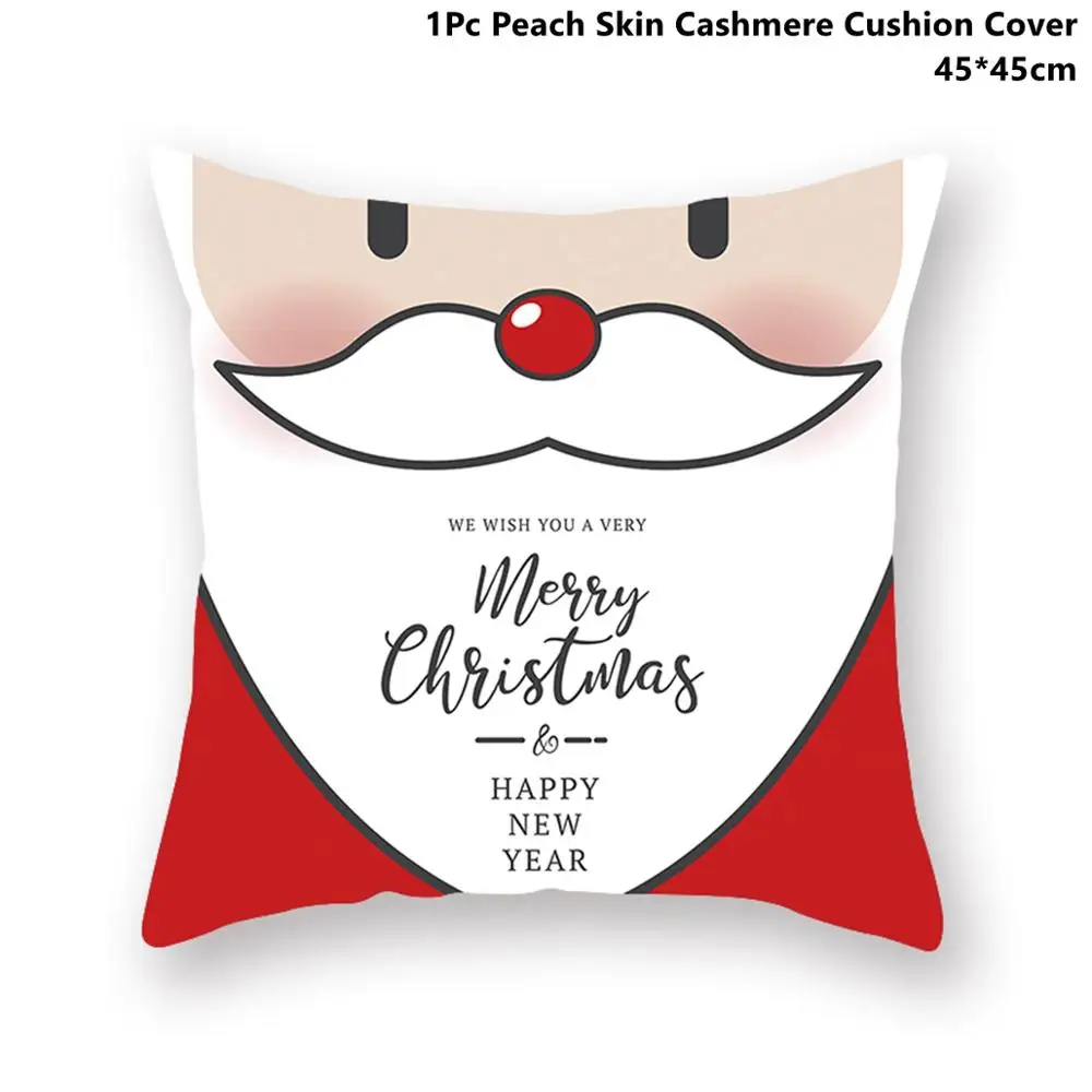 Xmas Pillowcase 8 Taoup мультяшная Рождественская наволочка, рождественские украшения, Рождественское украшение для дома Noel, новогодние подарки для детей Navidad - Цвет: Xmas Pillowcase 8