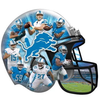 

JMINE Div 5D American Football Lions Full Diamond Painting cross stitch kits art Soccer 3D paint by diamonds