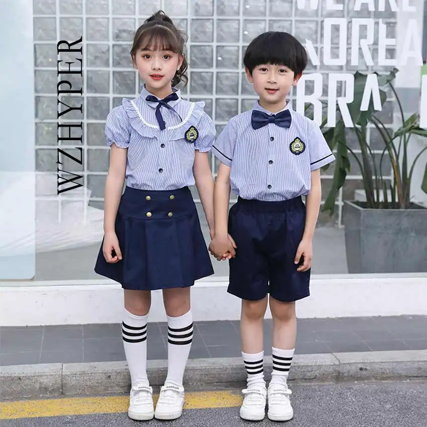 Новинка 2020 года Детская школьная форма в Корейском стиле для школьниц одежда