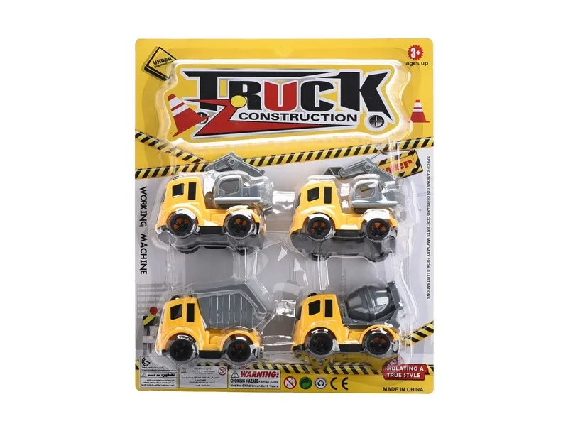 

New Products Assembly Large Size Model Inertia Engineering Vehicle Model Bulldozer Road Roller Excavator Car Toy